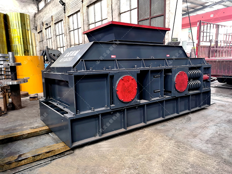 1200x800彈簧式半自動(dòng)液壓對輥破碎機(jī)發(fā)貨圖片